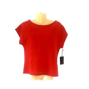 New TAHARI Cashmere 2-Ply Pullover Sweater Red Size M